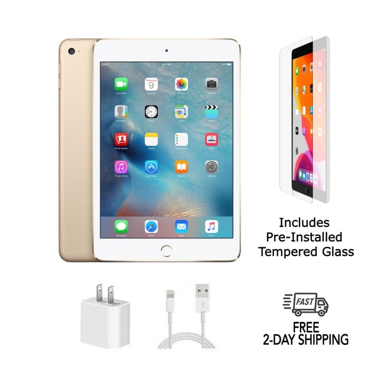 Apple iPad Mini 3 A1600 Tablet 64GB Gold - Walmart.com