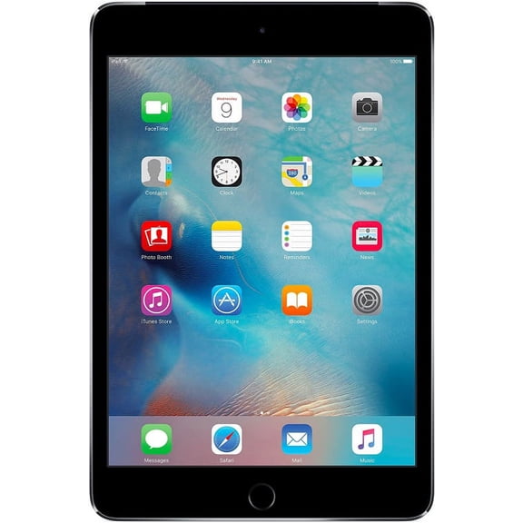 Restored Apple iPad Mini 4, 7.9" WiFi + Cellular, 16GB, MK862LL A - Space Gray (Refurbished)