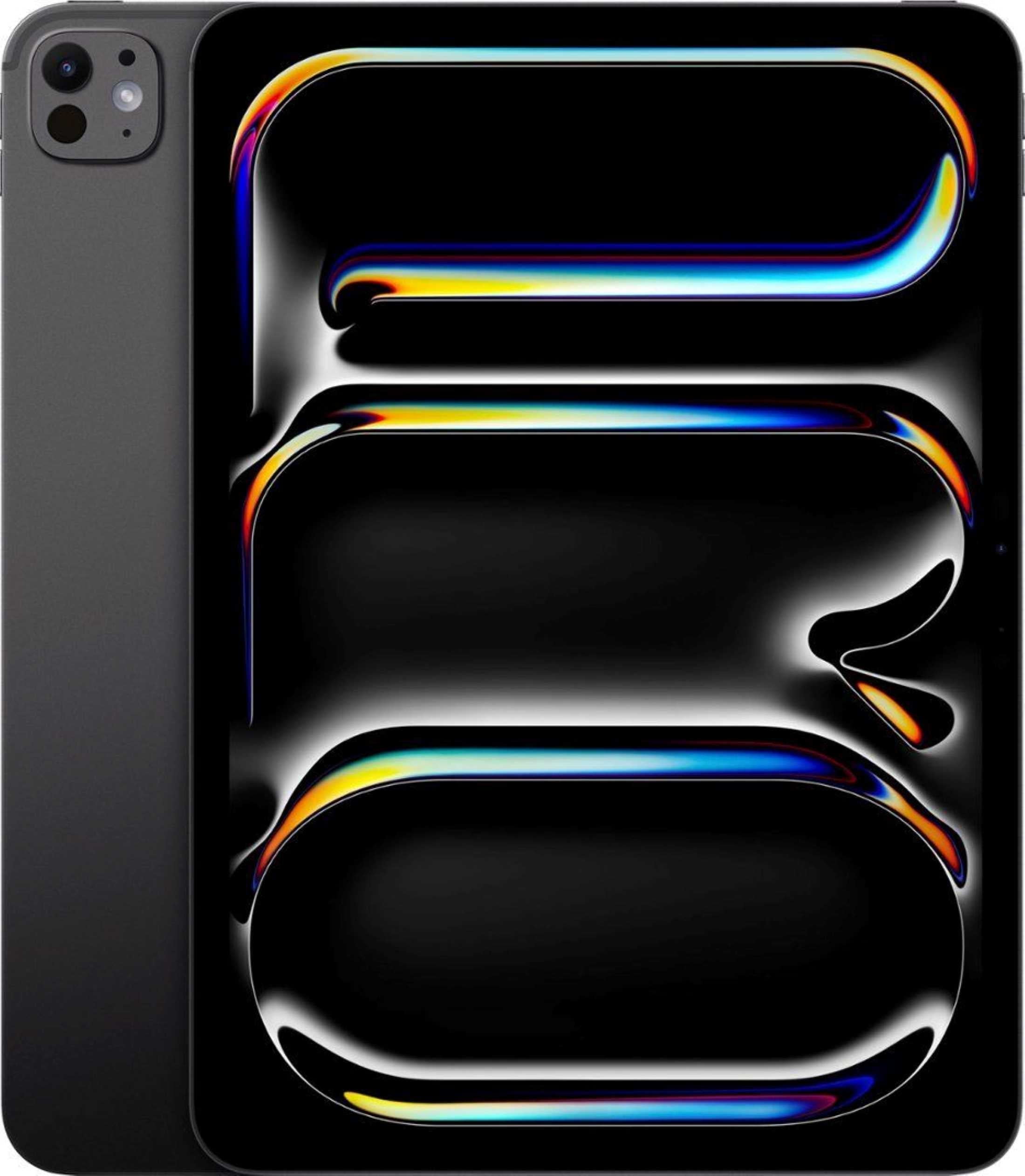 Restored Apple, iPad Pro, 7th Generation, 256GB, M4 Chip, Wi-Fi + Cellular, Front-Facing Camera, Space Black/11-inch