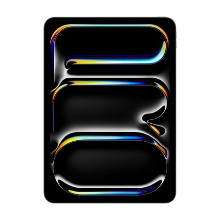 Apple - 11-inch iPad Pro M4 chip Built for Apple Intelligence Wi-Fi + Cellular 2TB with OLED Nano Texture Glass - Space Black (Unlocked)