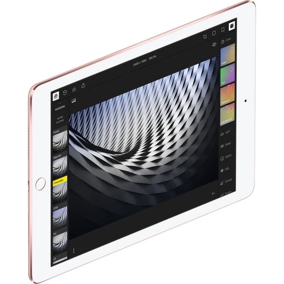 Pre-Owned Apple iPad Pro Tablet, 9.7", 128 GB Storage, iOS 9, Rose Gold
