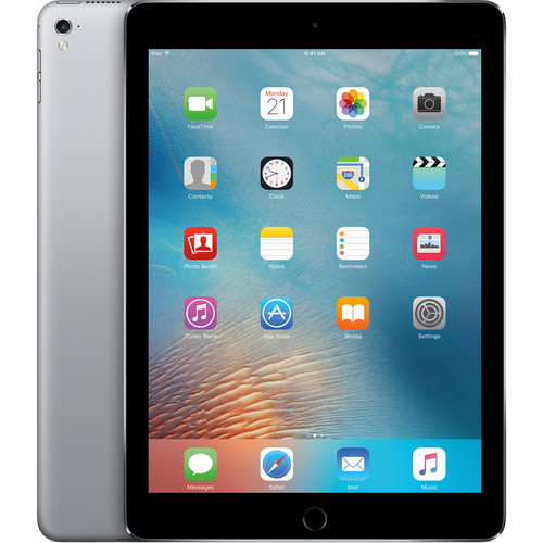 Apple iPad Pro Tablet, 9.7", Twister Dual-core (2 Core) 2.16 GHz, 2 GB RAM, 128 GB Storage, iOS 9, Space Gray - image 1 of 5