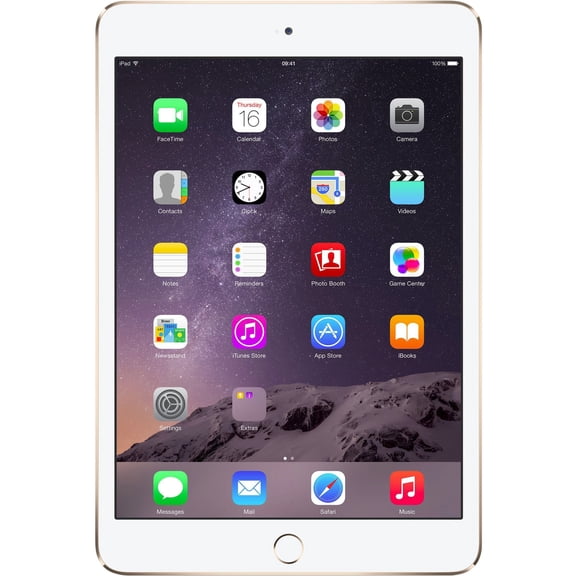 Restored Apple iPad mini 3 MGY92LL/A Tablet, 7.9" QXGA, Apple A7, 64 GB Storage, iOS 8, Gold