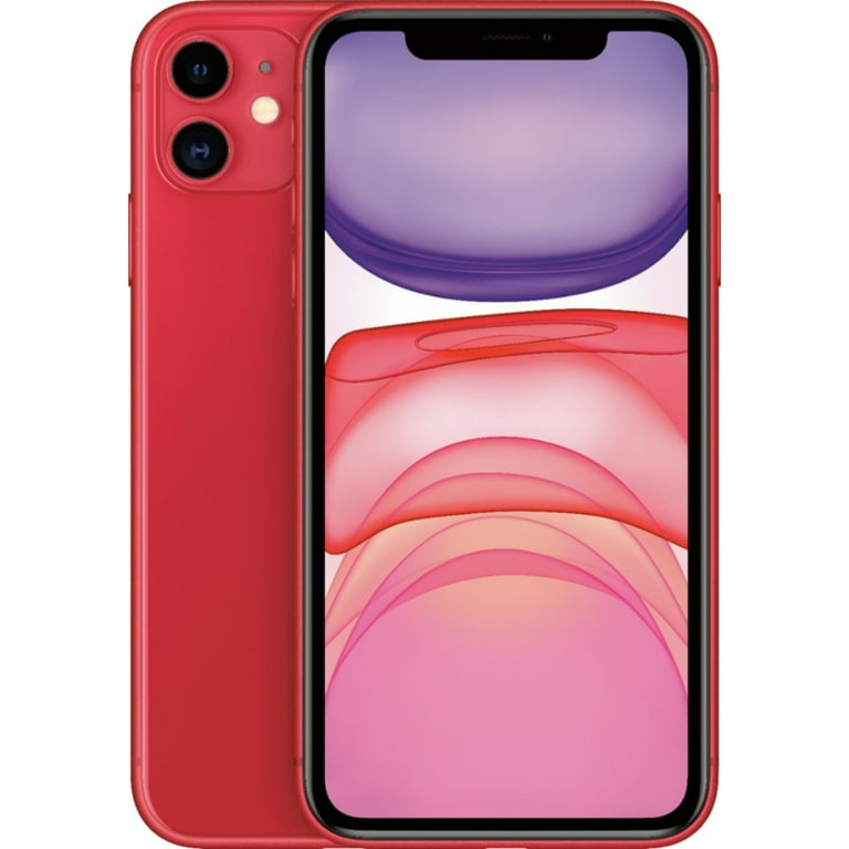 Apple iPhone 11 128GB Fully Unlocked (Verizon + Sprint GSM Unlocked) - Red  (Refurbished: Fair) 