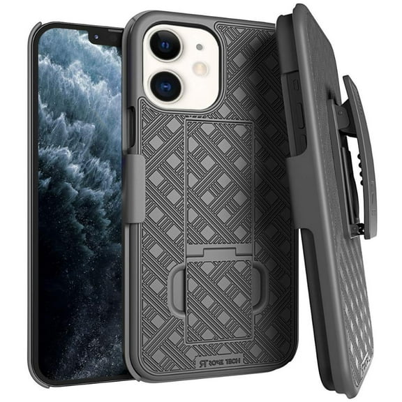 Rome Tech Apple iPhone 11 Shell Holster Combo Case - Black