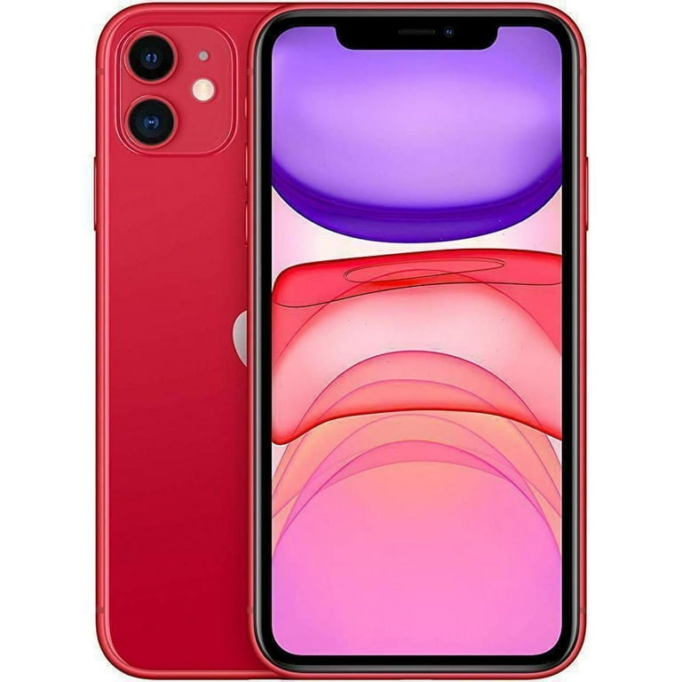Pre-Owned Apple iPhone 11 128GB Fully Unlocked Red (No Face