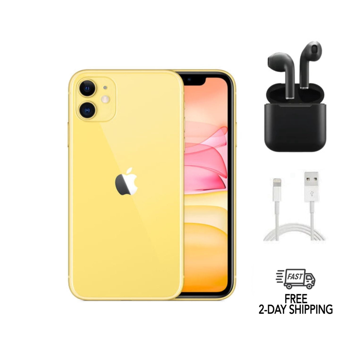 New iPhone 11 in iPhone 11 Series | Yellow - Walmart.com