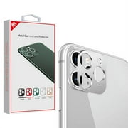 Apple iPhone 11 PRO MAX/ 11 PRO Camera Lens Protector Metal Frame Anti-Scratch Screen Protector Back Rear Camera Lens Case Friendly [SILVER] for Apple iPhone 11 Pro Max/ 6.1, iPhone 11 Pro /5.8