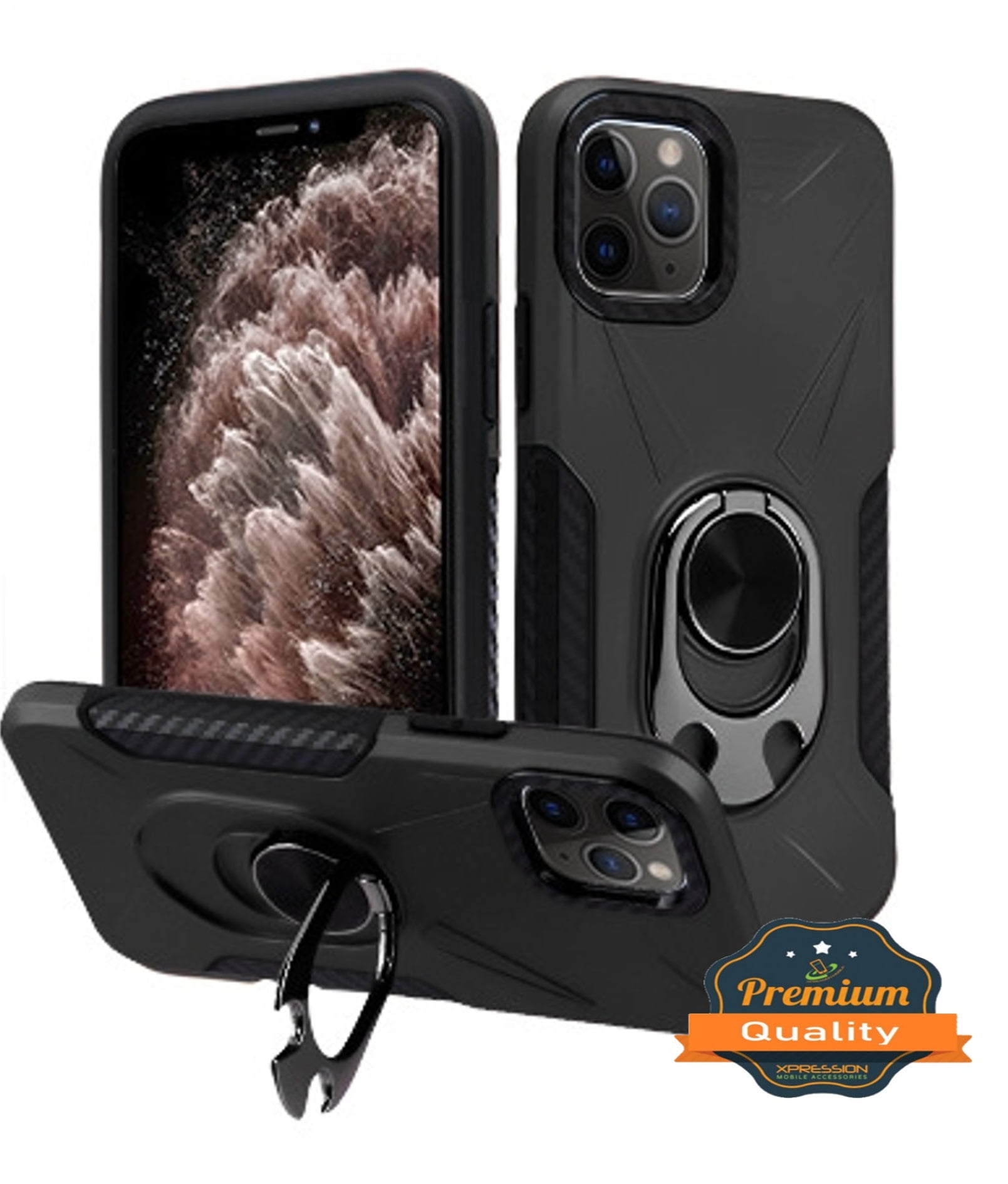 Apple iPhone 11 PRO MAX Phone Case Hybrid Hard Back Cover Rubber