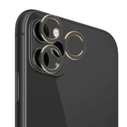 Apple iPhone 11 PRO MAX /iPhone 11 PRO [3 Pack] Metal Camera Lens Tempered Glass Screen Protector Back Camera Lens, HD Clear Anti-Scratch [BLACK] for Apple iPhone 11 Pro Max, Apple iPhone 11 Pro