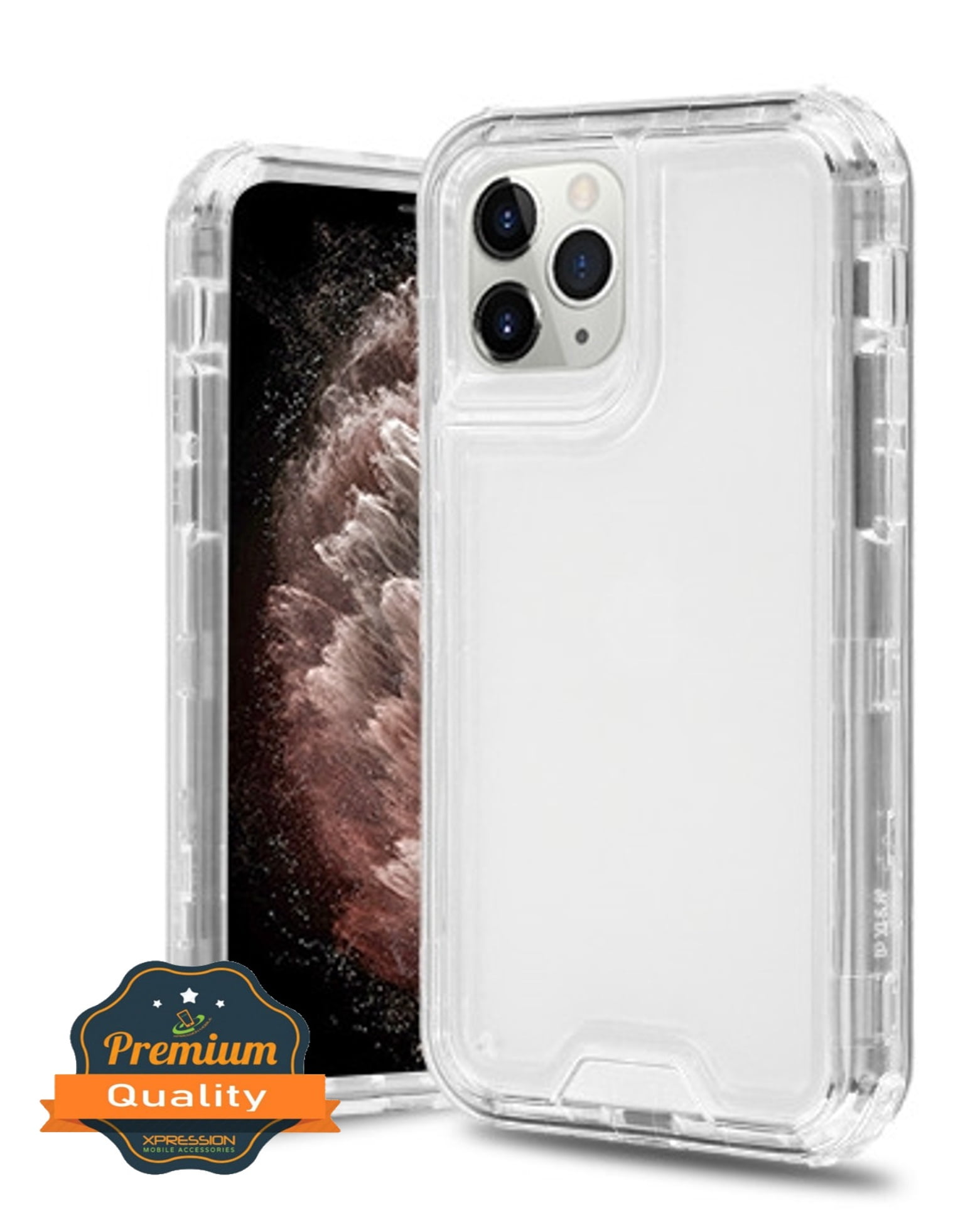 Apple iPhone 11 Pro Clear Case - Premium Hybrid, Full-Body Apple iPhone 11 Pro Clear Case - Premium Hybrid, Full-Body