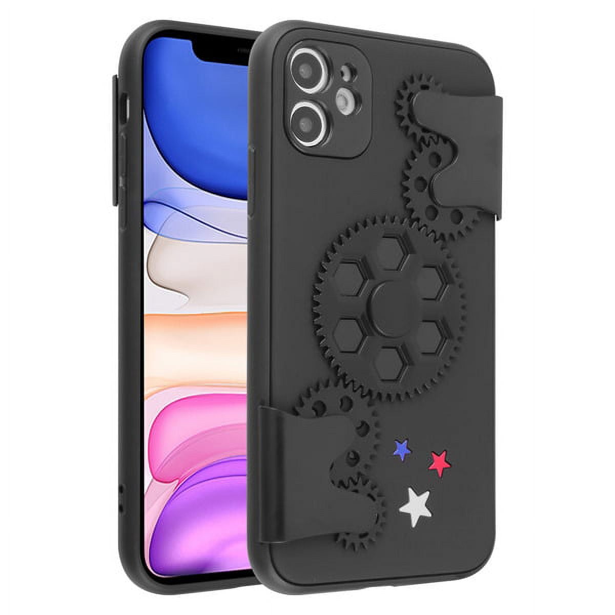 Funda de TPU con 2x Protector de Pantalla para iPhone 11 Pro