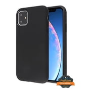 Apple iPhone 11 Phone Case Slim Hybrid Armor Shockproof Impact [Shock Absorption] Rubber Dual Layer Rugged Protective Hard PC Bumper Frame & Soft TPU BLACK Cover for Apple iPhone 11 / 6.1 inch