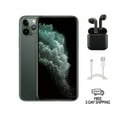 thumbnail image 1 of Pre-Owned Apple iPhone 11 Pro (Unlocked) 256GB Midnight Green (A2160) Bundle with Wireless Earbuds, 1 of 6