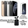 thumbnail image 1 of Pre-Owned Apple iPhone 11 Pro (Unlocked) 256GB Space Gray (A2160) Bundle with Tempered Glass & Earbuds, 1 of 6
