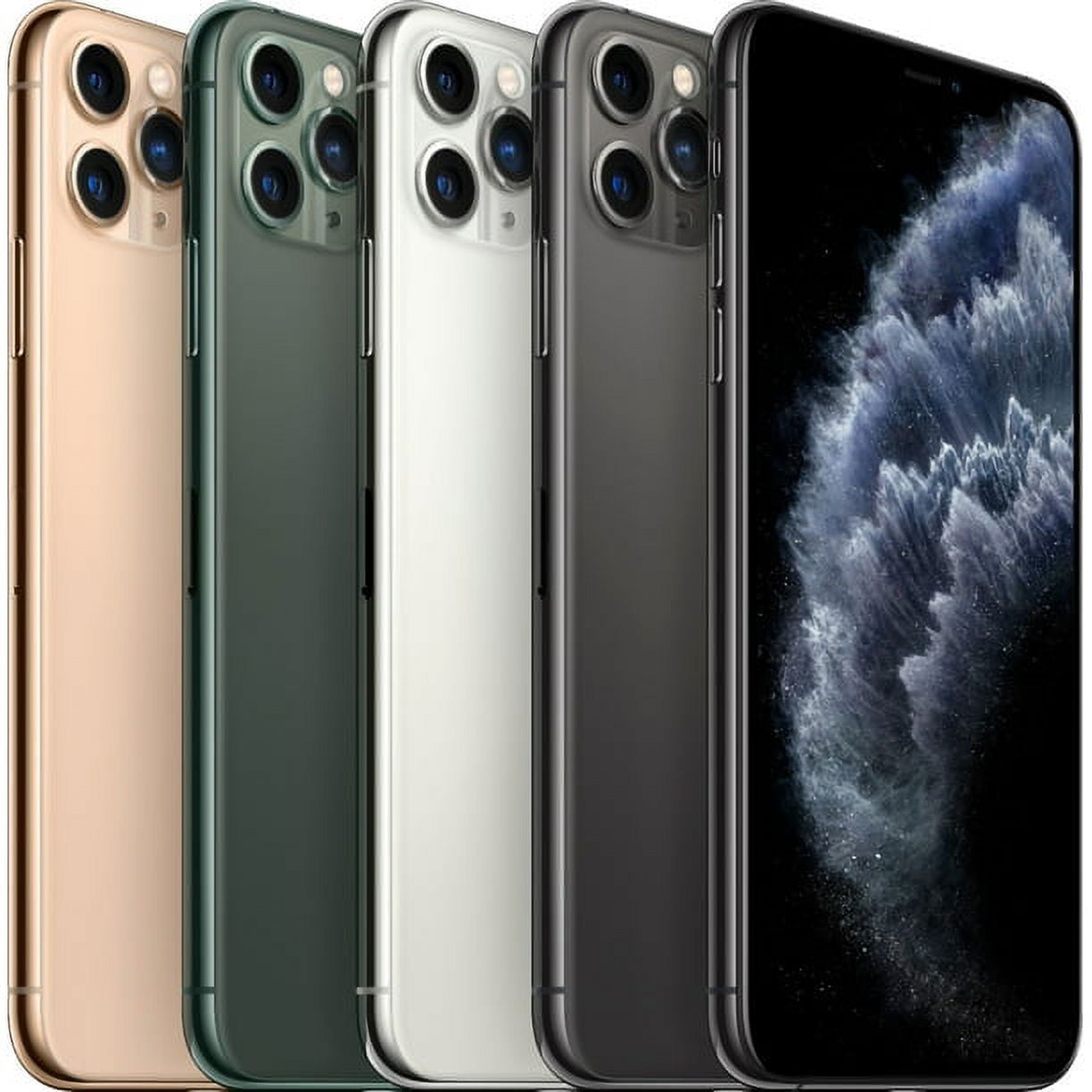 Apple iPhone 11 Pro Max, 256gb, Midnight Green, Fully Unlocked Renewed