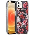 thumbnail image 1 of For Apple iPhone 12 / 12 Pro Magsafe Case Cute Pattern Design Durable Shockproof SlimTPU Hard Back [Compatible with Magsafe] Cover, XPM Phone Case [Roses Flower], 1 of 8