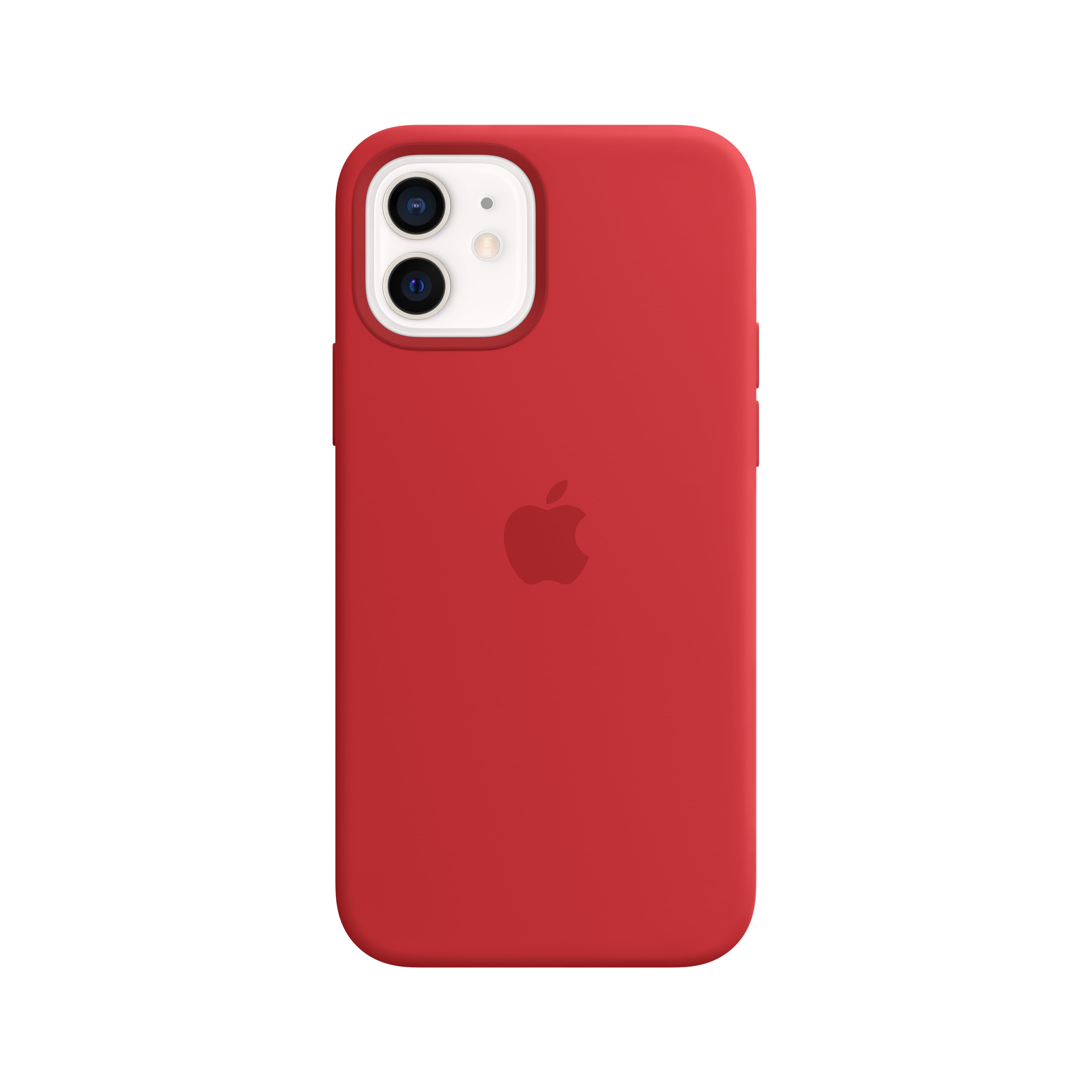 Apple iPhone 12, 12 Pro Silicone Case with MagSafe - (Product) Red