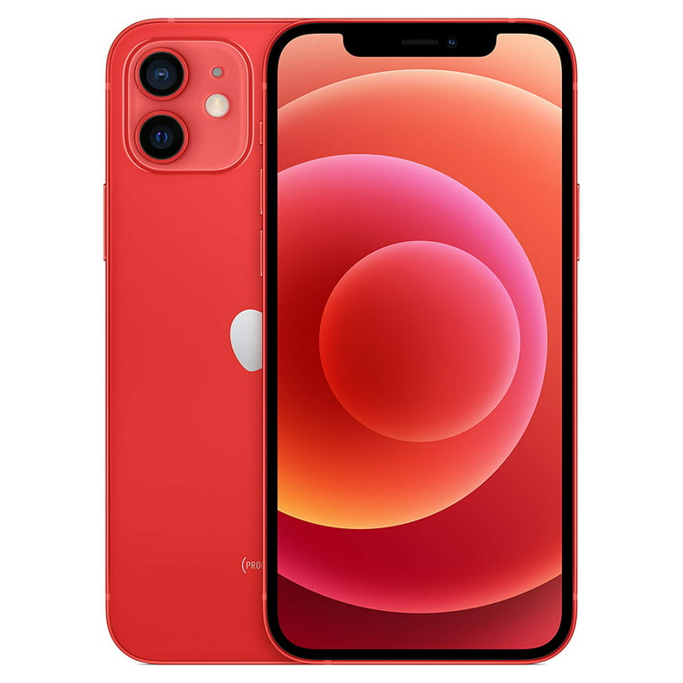 Restored Apple iPhone 12 128GB Red Fully Unlocked Smartphone (Refurbished)