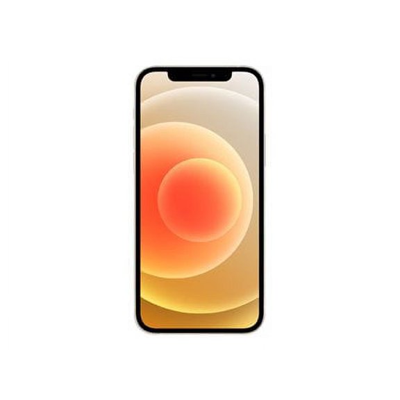 Restored Apple iPhone 12 - 5G smartphone - dual-SIM / Internal Memory 64 GB - OLED display - 6.1" - 2532 x 1170 pixels - 2x rear cameras 12 MP, 12 MP - front camera 12 MP - AT&T - white