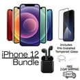 PreOwned Apple iPhone 12 A2172 (Fully Unlocked) 128GB Black Bundle