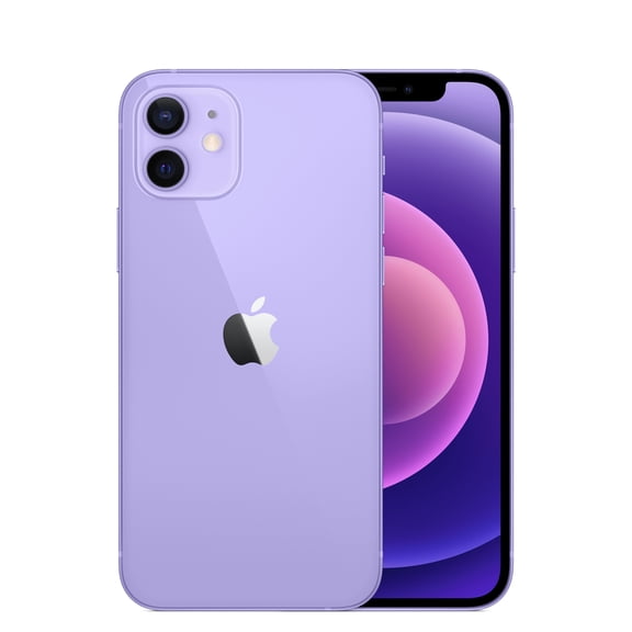 Pre-Owned Spectrum Apple iPhone 12 A2172 Cell Phone 64GB 4GB RAM Purple