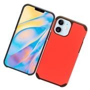 Apple iPhone 12 Mini /5.4" Phone Case Protective Hybrid Anti-Drop Protection Shockproof Armor Dual Layers Frame Heavy Duty Rubber Rugged TPU Red Phone Cover forApple iPhone 12 Mini