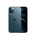 thumbnail image 1 of Pre-Owned Apple iPhone 12 Pro - 5G smartphone - dual-SIM / Internal Memory 128 GB - OLED display - 6.1" - 2532 x 1170 pixels - 3x rear cameras 12 MP, 12 MP, 12 MP - front camera 12 MP - AT&T - pacific blue, 1 of 1