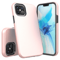 thumbnail image 1 of Apple iPhone 12 Pro, iPhone 12 /6.1" Phone Case Hybrid Protection Shockproof Armor Impact Resistant Protective Rugged Dual Layer Rubber TPU Corner Cushion PINK Cover for Apple iPhone 12 /12 Pro, 1 of 7