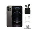 thumbnail image 1 of Pre-Owned Apple iPhone 12 Pro (Unlocked) 128GB Graphite (A2341) Bundle with Wireless Earbuds, 1 of 6