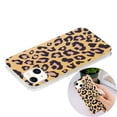 thumbnail image 1 of For Apple iPhone 13 (6.1") Stylish Geometric Marble Design Pattern Soft Silicone Rubber Hybrid Shockproof Lightweight Slim Phone Case For iPhone 13,Leopard Print, 1 of 5