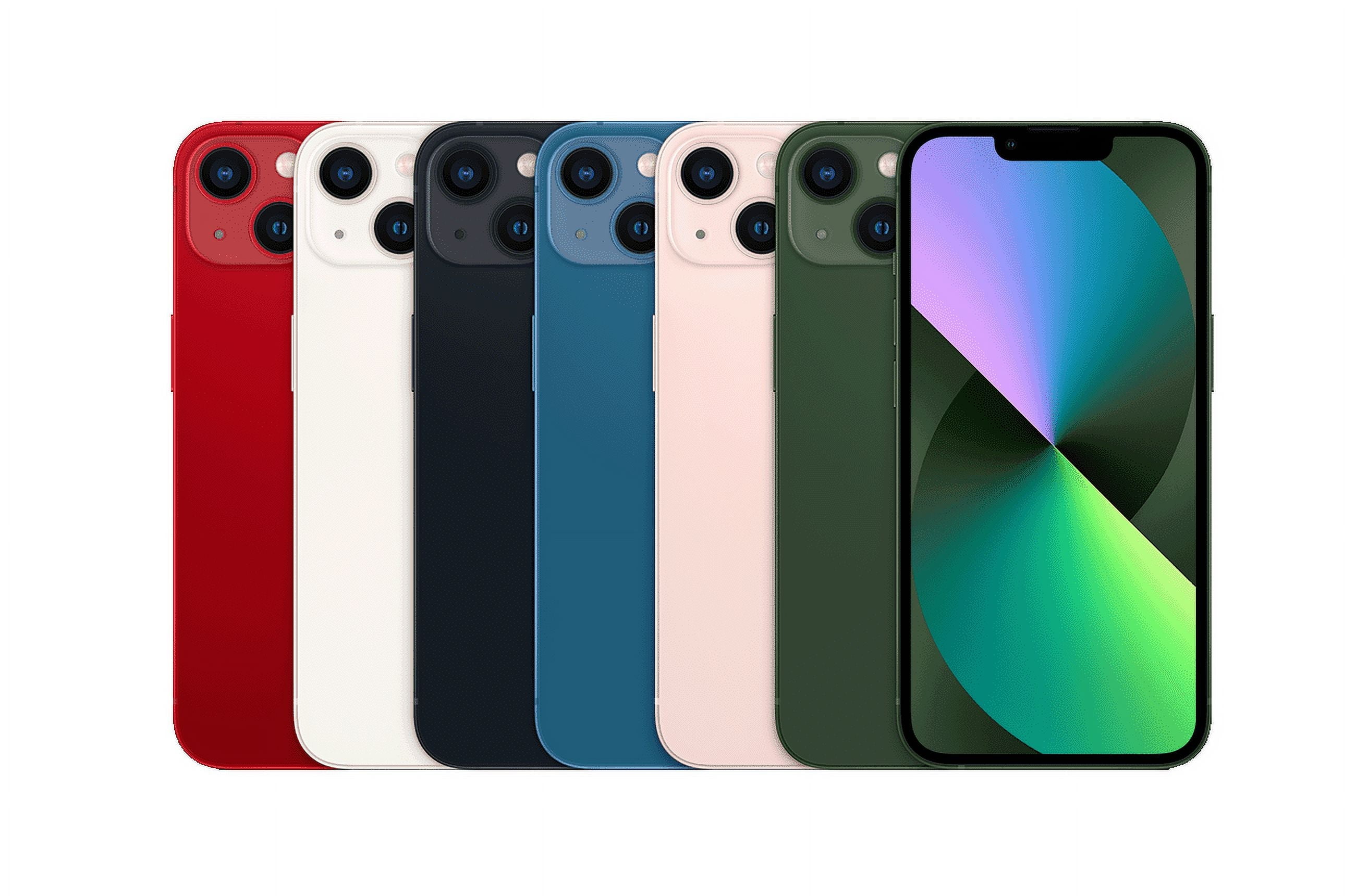 iPhone 13 Apple de segunda mano, modelo A2482, 128 GB, negro, desbloqueado de fábrica, 3349 mAh, 4 GB RAM