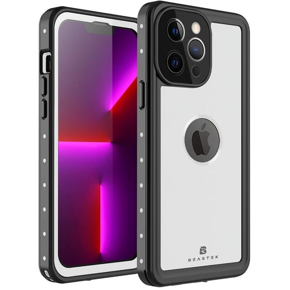 For Apple iPhone 13 Mini Waterproof Case, BEASTEK NRE Series, Shockproof Underwater IP68 Certified Case, with Built-in Screen Protector Full Body Rugged Protective Cover, 5.4 inch