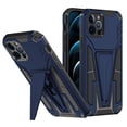 thumbnail image 1 of For Apple iPhone 13 Pro Max (6.7") Heavy Duty Protection Hybrid Built-in Kickstand Rugged Shockproof Military Grade Dual Layer Cover ,Xpm Phone Case [Blue], 1 of 8