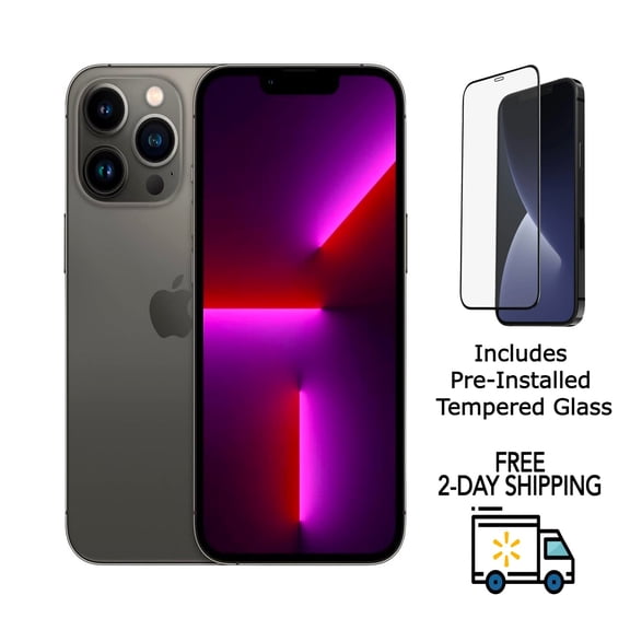 Restored Apple iPhone 13 Pro Max A2483 128GB, Cell Phones, IOS: 15, 6 GB RAM, Graphite/ 6.7 in