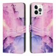 thumbnail image 1 of Apple iPhone 13 Pro Wallet Case, Allytech 3D Cute Marble Pattern Leather Folio Case with Card Slots Holder, Full Body Protection Shockproof Flip Case, Purple, 1 of 6
