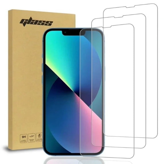 Apple iPhone 13 Screen Protector 6 Per Pack Tempered Glass