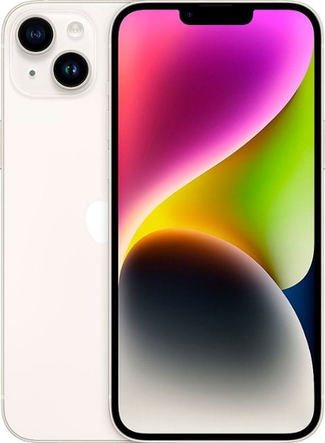 Apple iPhone 14 Plus, Pre-Owned, Unlocked, 256GB, Starlight