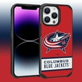 thumbnail image 1 of Apple iPhone 14 Pro Max (6.7) - NHL Licensed Columbus Blue Jackets Team Logo on Jersey Textured Dual Layer Case, 1 of 5