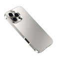 thumbnail image 1 of For Apple iPhone 15 Case, Metal Alloy Frame Rugged Bumper Drop Protection Shockproof Anti-Scratch Slim Fit Luxury Phone Case Cover for Apple iPhone 15, Silver, 1 of 6