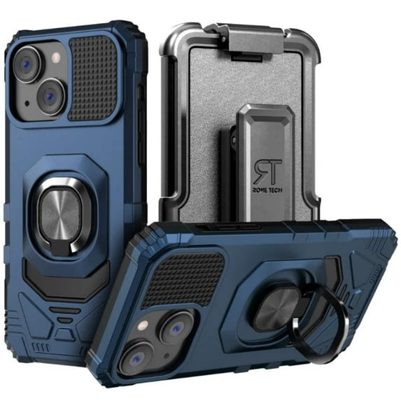 Apple iPhone 15 Plus Armor Magnetic Case with Ring Magnetic Mount
