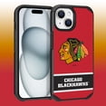 thumbnail image 1 of Apple iPhone 15 Plus - NHL Licensed Chicago Blackhawks Team Logo on Jersey Textured Dual Layer Case, 1 of 5