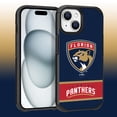 thumbnail image 1 of Apple iPhone 15 Plus - NHL Licensed Florida Panthers Team Logo on Jersey Textured Dual Layer Case, 1 of 5
