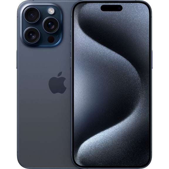 Pre-Owned Apple iPhone 15 Pro Max 256GB 8GB RAM T-Mobile, Blue Titanium