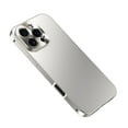 thumbnail image 1 of For Apple iPhone 15 Pro Max Case, Metal Alloy Frame Rugged Bumper Drop Protection Shockproof Anti-Scratch Slim Fit Luxury Phone Case Cover for Apple iPhone 15 Pro Max, Silver, 1 of 6