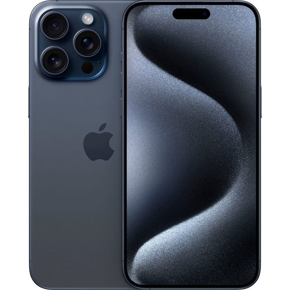Pre-Owned Apple iPhone 15 Pro Max - Verizon - 1 TB Blue Titanium (Good)