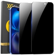 Apple iPhone 15 / iPhone 16 Privacy Screen Protector, Anti Spy, 2-Pack Shatterproof Tempered Glass Film 6.1"