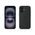 thumbnail image 1 of Apple iPhone 16 128GB: 5G Mobile phone with Apple Intelligence - Black + Silicone Case with Mag, 1 of 2