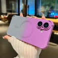 thumbnail image 1 of for Apple iPhone 16 Case Magnetic, Compatible with Magsafe Slim Fit Gradient Color Stylish Back Cover Shockproof Drop Protective Bumper Phone Case for Apple iPhone 16, Purple, 1 of 7