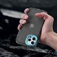 thumbnail image 1 of For Apple iPhone 16 Case, Translucent Slim Fit Anti-Scratch Drop Protection Bumper Rugged Not-Yellowing Soft TPU Back Cover Phone Case for iPhone 16, Black, 1 of 6